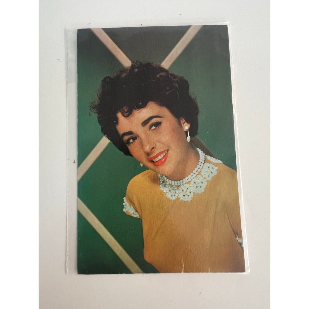 Actress Elizabeth Taylor Postcard MGM's Movie The Girl Who Had Everything JL